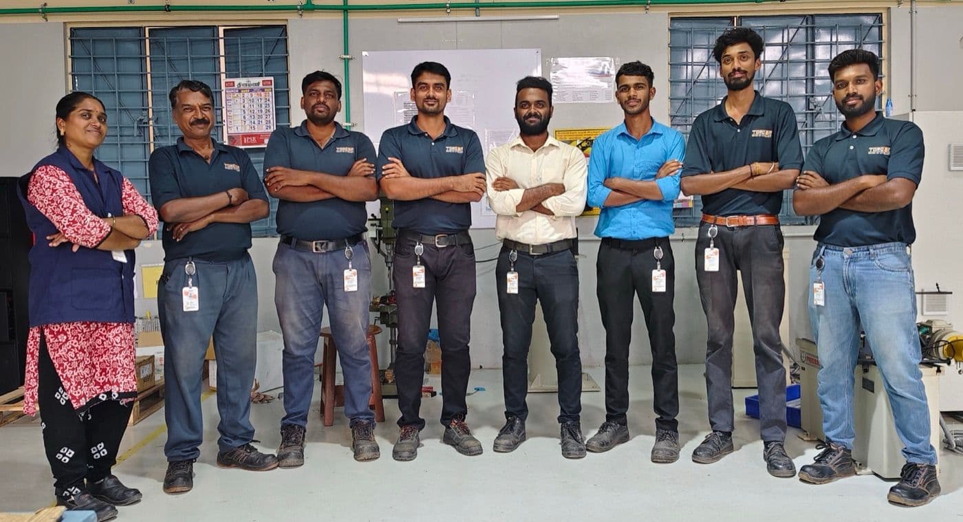 The Torqon team at the Coimbatore facility